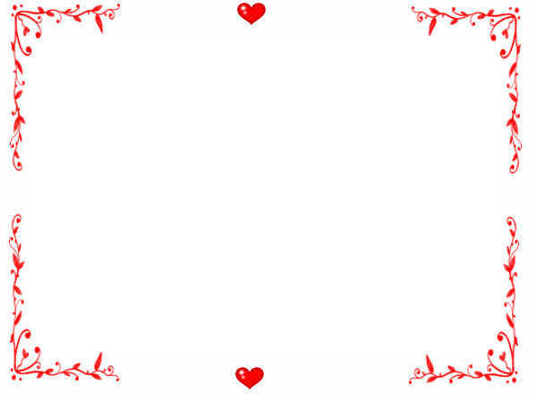 Red Heart Vine Frame