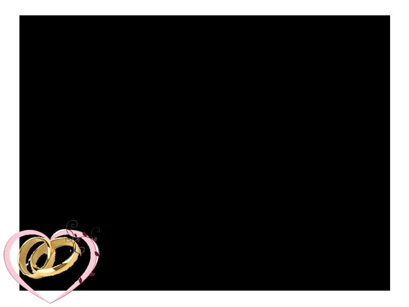Gold Rings Wedding Frame